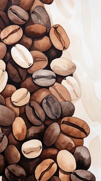 Coffee beans backgrounds abundance freshness.