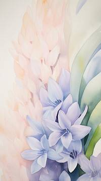 Hyacinth abstract pattern flower.