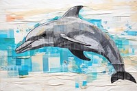 Dolphin art animal mammal.