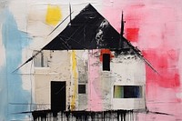House art painting collage.