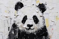 Panda art representation backgrounds.