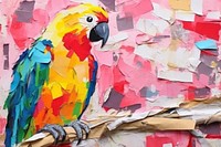 Parrot art animal bird.
