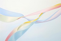 Painting of Ribbon border backgrounds creativity appliance.