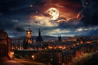 Scotland city architecture astronomy.