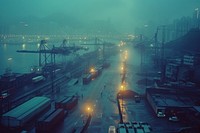 The Hong Kong Container architecture cityscape outdoors.