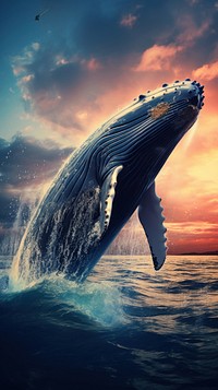Whale animal mammal nature.