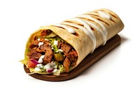 Shawarma sandwich burrito bread food.