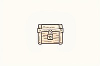 Treasure box icon dynamite weaponry handbag.