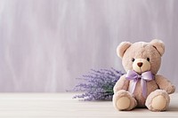 Teddy Bear lavender bear toy.