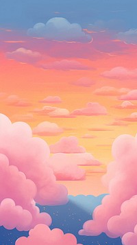 Cute pink sky backgrounds outdoors nature.