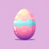 Easter egg pixel shape celebration fragility.