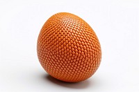 3D pixel art egg sphere fruit food.
