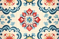 Flower tiles pattern backgrounds art.