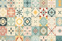 Pastel background tiles pattern backgrounds quilt.