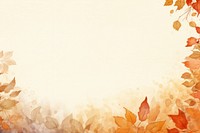 Autumn border background backgrounds painting pattern.