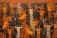 Animal backgrounds wildlife giraffe.