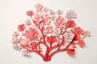 Coral art painting pattern.