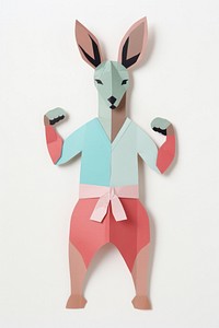 Kangaroo boxer art mammal toy.