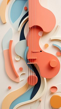Instrument music violin cello shape.