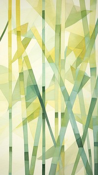 Neutal bamboo forest abstract plant art.