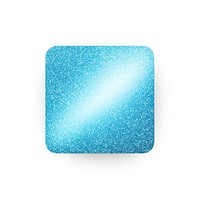 Blue square icon glitter turquoise shape.