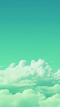 Green Aesthetic sky outdoors nature cloud.