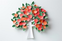 Apple tree paper art creativity.