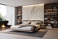 Bedroom interior design furniture architecture publication.