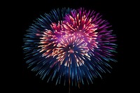 Colorful firework fireworks celebration black background.