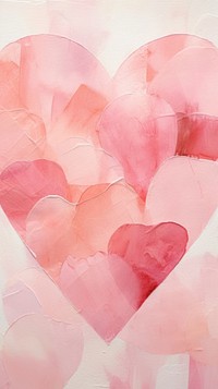 Pink pastel heart abstract backgrounds creativity.