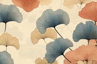Ginkgo leaf art backgrounds pattern.