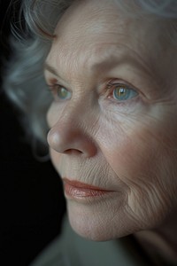 A facial face of senior woman photography portrait adult.