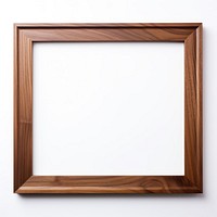 Modern walnut wood backgrounds frame white background.