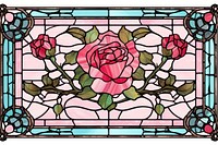 Rose frame art flower plant.
