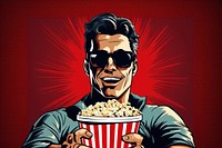 Popcorn sunglasses adult movie.