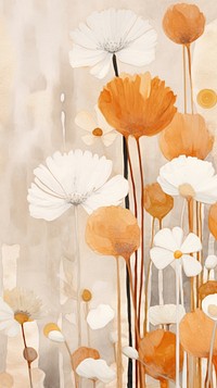 Daisy garden painting flower petal.