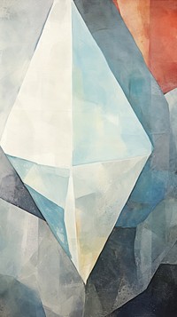 Diamond abstract painting paper.