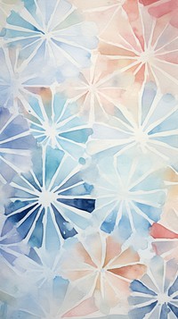 Snow flakes abstract pattern art.