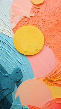 Summer beach abstract painting palette.