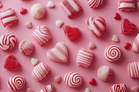 Valentine candy food confectionery dessert.