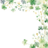Lucky clover border backgrounds pattern abstract.