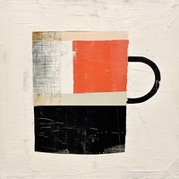 A mug art painting collage.