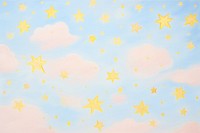 Painting of stars backgrounds outdoors nature.