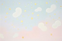 Painting of stars backgrounds tranquility astronomy.