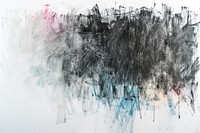 Abstract chalk drawing texture backgrounds painting sketch.