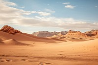 Desert hills landscape outdoors horizon.