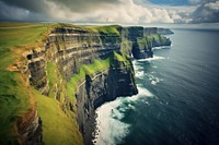 Cliffs of Moher Ireland cliff landscape outdoors.