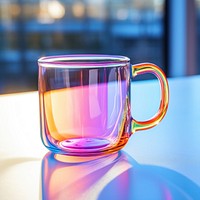 Borosilicate coffee cup drink mug refreshment.