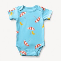 Blue baby romper, kids clothing