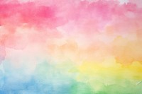 Rainbow meadow painting backgrounds texture.